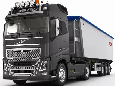VOLVO FH 2012 Grain 3D model