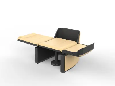 Airplane first class chair 3D model