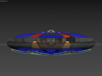 Apocalypse Reconnaissance Craft - Enlils Rage - Concept 3D model