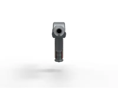 Lawgiver Mk1 of Judge Dredd 3D model