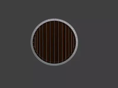 Realistic Wooden Barrel Game Ready PBR 3D Model Blender - FBX 3D model