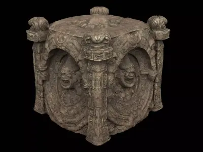 ancient box 3D model