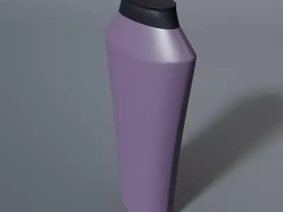 gl bottle Low-poly 3D model