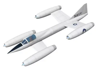 avro canada ts-140 3D model