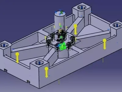 Tutorial CATIA V5 Assembly Structure Analysis Free 3D model