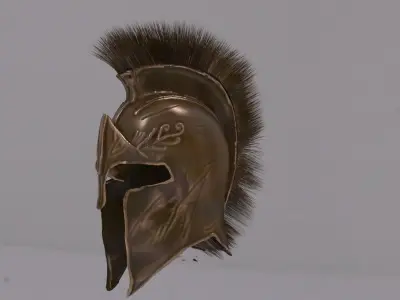 Spartan helmet 3D model