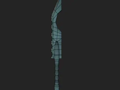 Futuristice SciFi Knife Asset Free low-poly 3D model