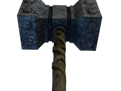 Mjlnir Hammer 3D model
