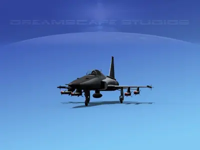 Northrop F-20 Tigershark V14 3D model
