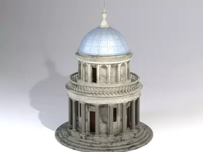 Roman temple - Tempietto del Bramante 3D model