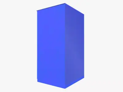 Industrial PPE Rack Low-poly 3D model
