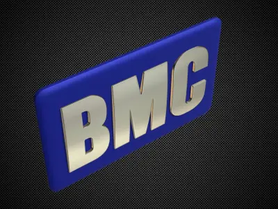 bmc logo 3D model