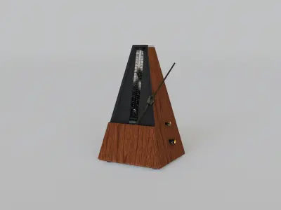 Metronome Low-poly 3D model