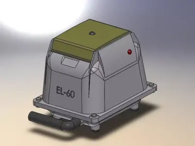 Air Compressor EL-60 Free 3D model