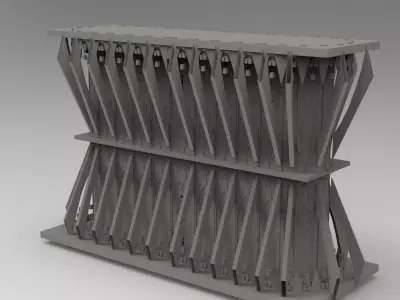 Cathedral airship center 3 3D model