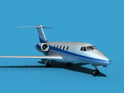 Cessna Citation 650 III V02 3D model