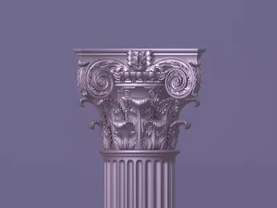 composite column 3D print model