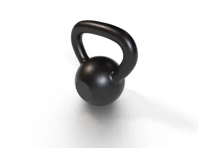 Kettle Bell 20Kg Low-poly 3D model
