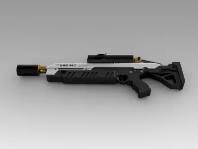The boring company flamethrower 3D model