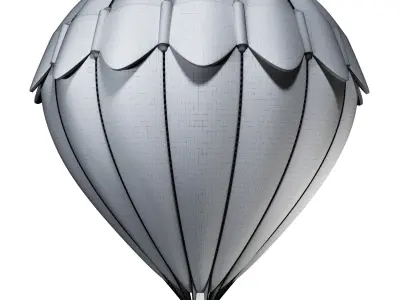 Hot air balloon 3D model 27