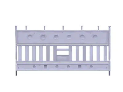 Traffic Barrier Plastic 3D model purchase