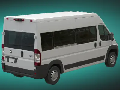 2024 Ram ProMaster 2500 SLT  WINDOW VAN HIGH ROOF 159 WB 3D model