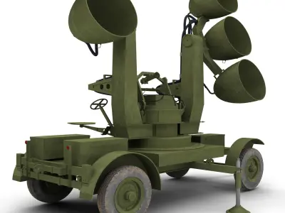 Mobile Sound Locator 3D model