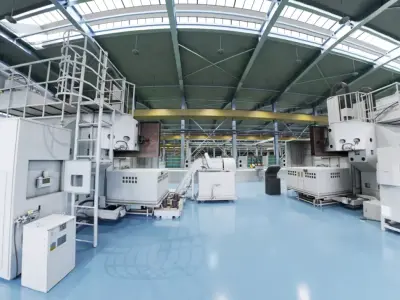 Model of the simulation laboratory 3D model