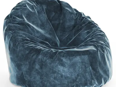 Bean Bag Chair By Living And Co 3D model