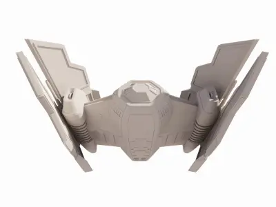 Spaceship-spacecraft-3 3D model