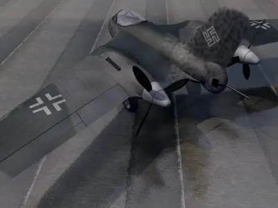 Messerschmitt Me-329 3D model
