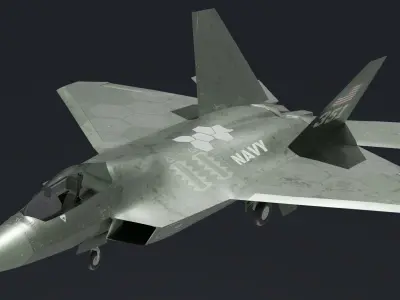 F-22 Raptor 3D model order