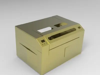 Laser machine Frame 3D model