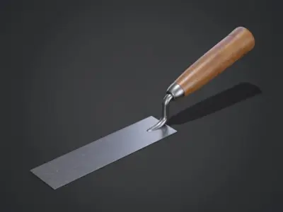 Two Margin Trowels 3D Model Pack