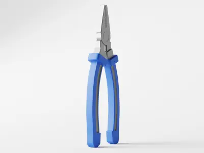 Combination Plier Low-poly 3D model