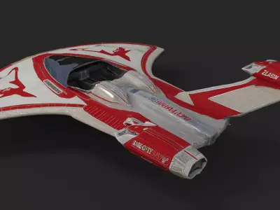 Airspeeder Trax Low-poly 3D model