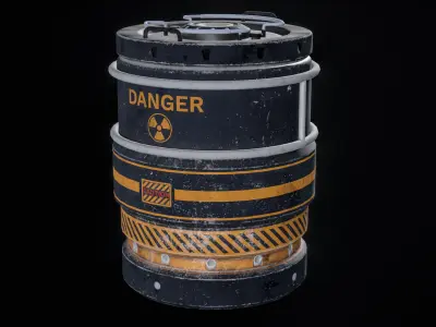  Sci-Fi Cargo Containers And Barrels X9 Package 