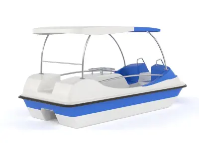 Fiberglass Pedal Boat 3D model