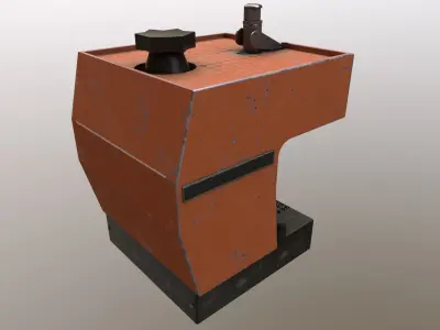 Old Coffee Machine 3D model