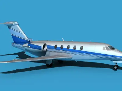 Cessna Citation 650 III V02 3D model