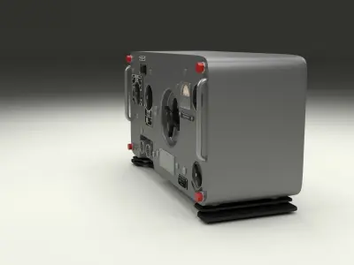 Old Military Radio 3D model