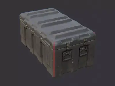 Military Field Crate Upgrade Low-poly 3D model