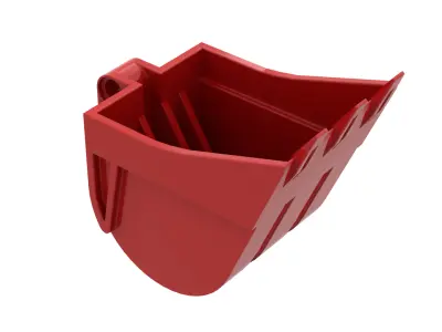 TwindBricks3D - 10 Technic Digger Bucket collection 3D print model
