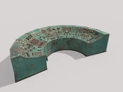 Very Old Control Panel 3D model