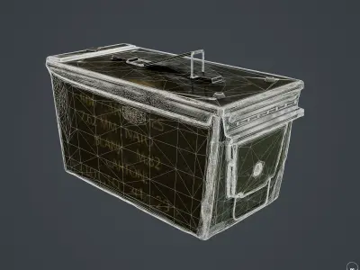 Ammo Box  Low-poly 3D model