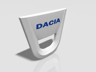 Dacia-Logo dacia logo 3D print model