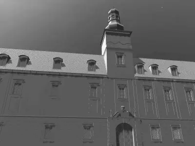 Renaissance-Baroque Castle 3D model