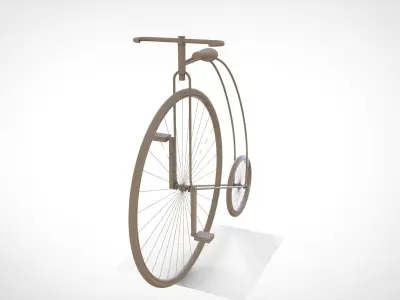 retro bicycle 3D model