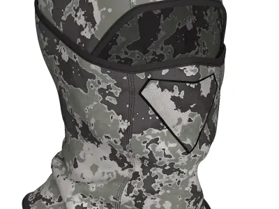 3D model Clothing high-poly Balaclava 3D model