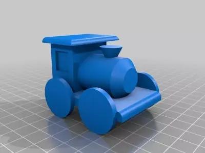 Toy Train Free 3D print model